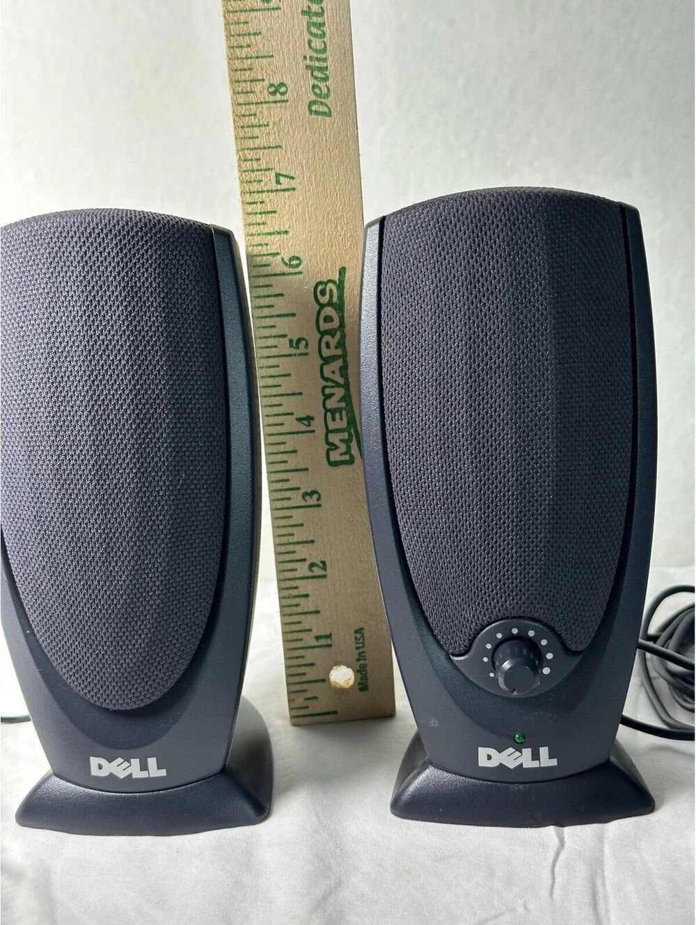 Vintage Dell A215 Multimedia Computer Speakers - Black - Storage S-19